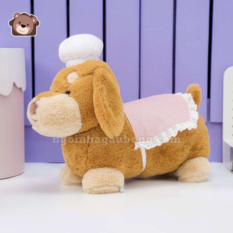 Chó Bông Dachshund Lạp Xưởng Đầu Bếp