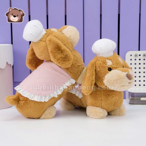 Chó Bông Dachshund Lạp Xưởng Đầu Bếp