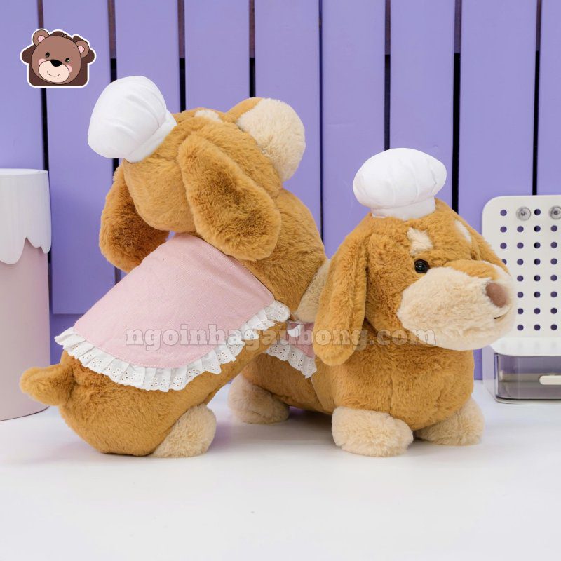 Chó Bông Dachshund Lạp Xưởng Đầu Bếp