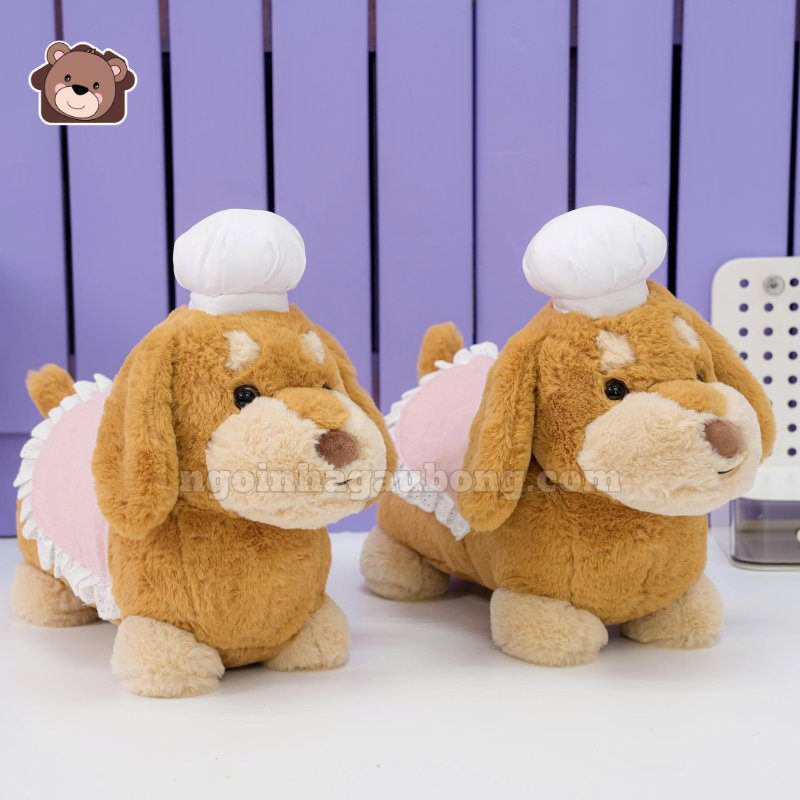 Chó Bông Dachshund Lạp Xưởng Đầu Bếp