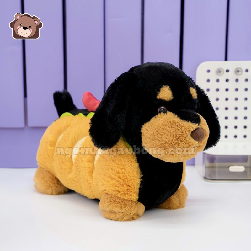 Chó Bông Dachshund Lạp Xưởng Hamburger