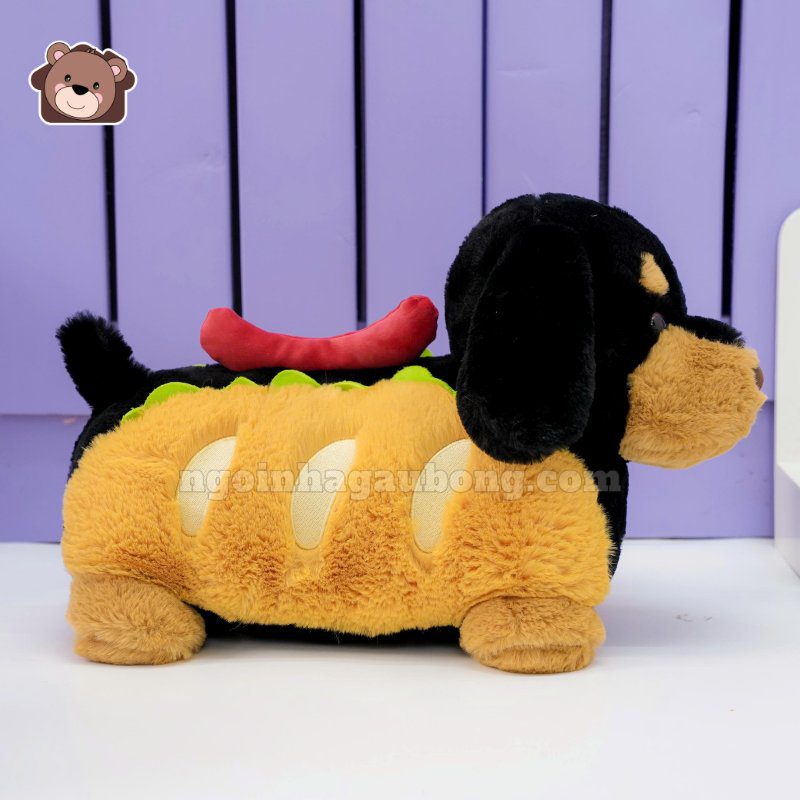 Chó Bông Dachshund Lạp Xưởng Hamburger