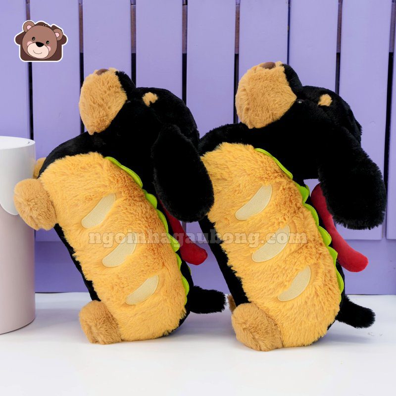 Chó Bông Dachshund Lạp Xưởng Hamburger