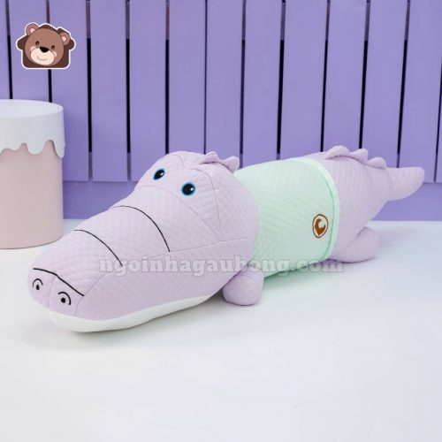 Gối Ôm Lạnh Cá Sấu Mặc Áo