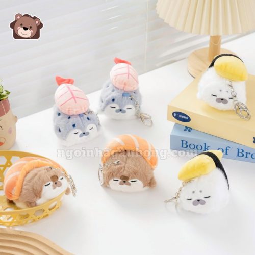 Móc Khóa Hải Cẩu Sushi