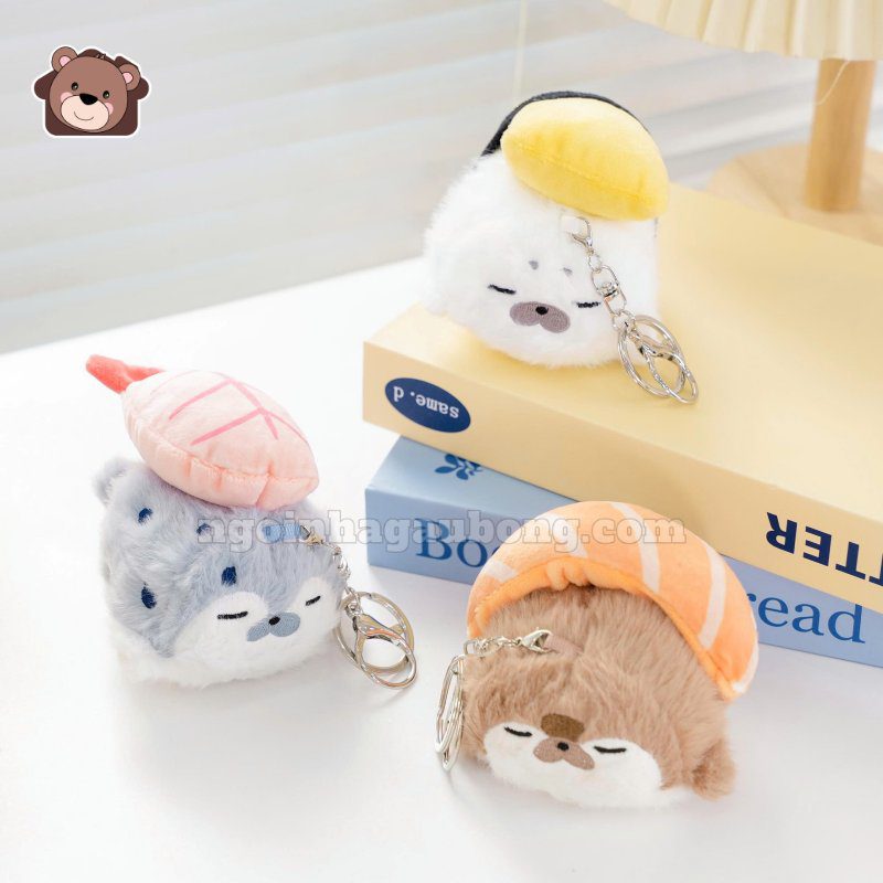 Móc Khóa Hải Cẩu Sushi