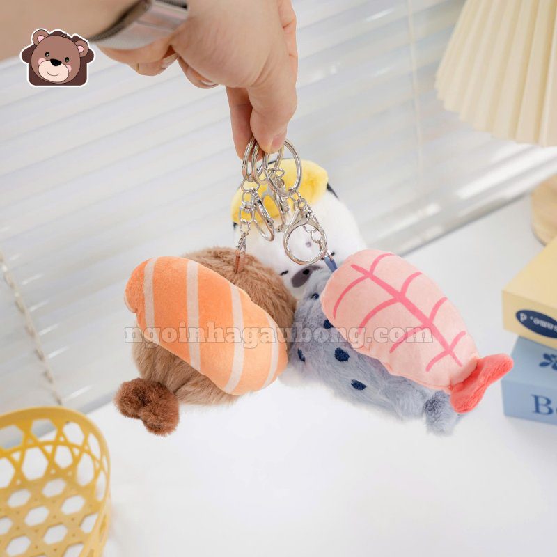 Móc Khóa Hải Cẩu Sushi