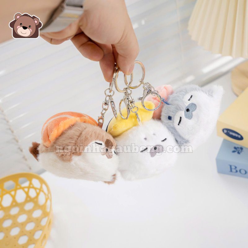 Móc Khóa Hải Cẩu Sushi