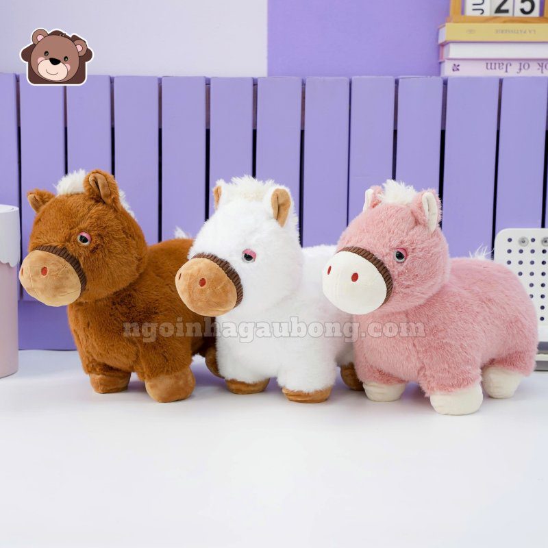 Gấu Bông Ngựa Baby Lông Thỏ