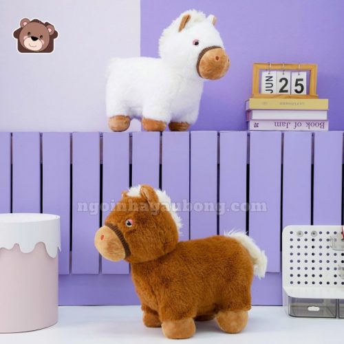 Gấu Bông Ngựa Baby Lông Thỏ