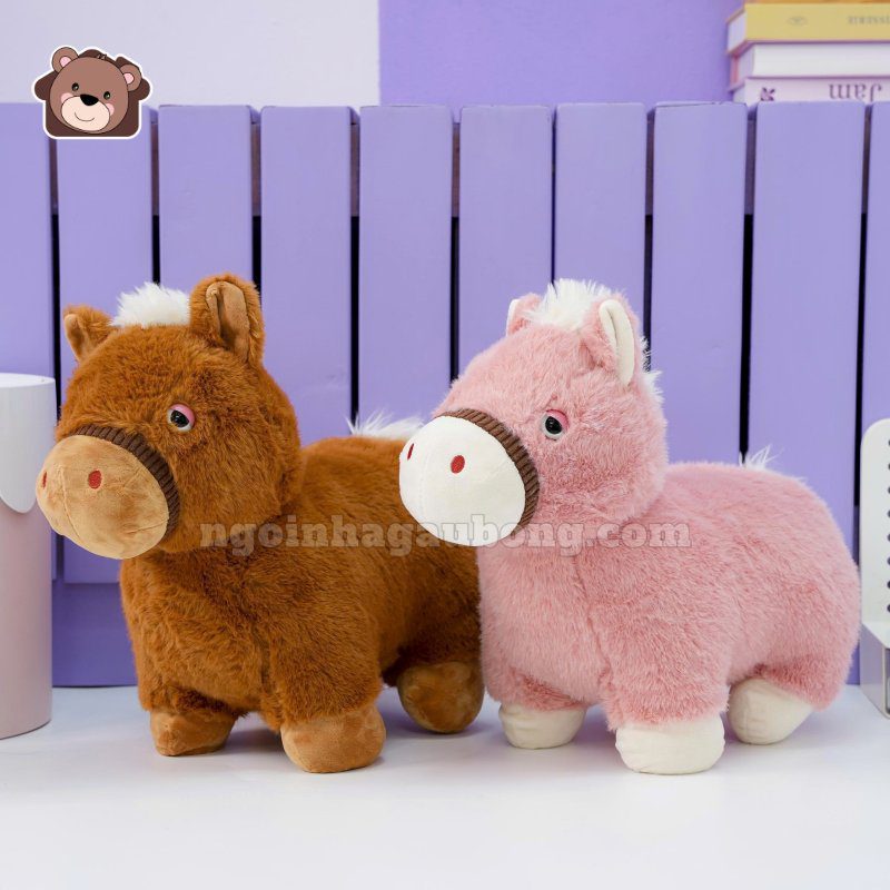 Gấu Bông Ngựa Baby Lông Thỏ