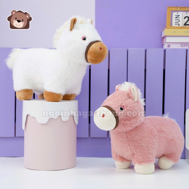 Gấu Bông Ngựa Baby Lông Thỏ
