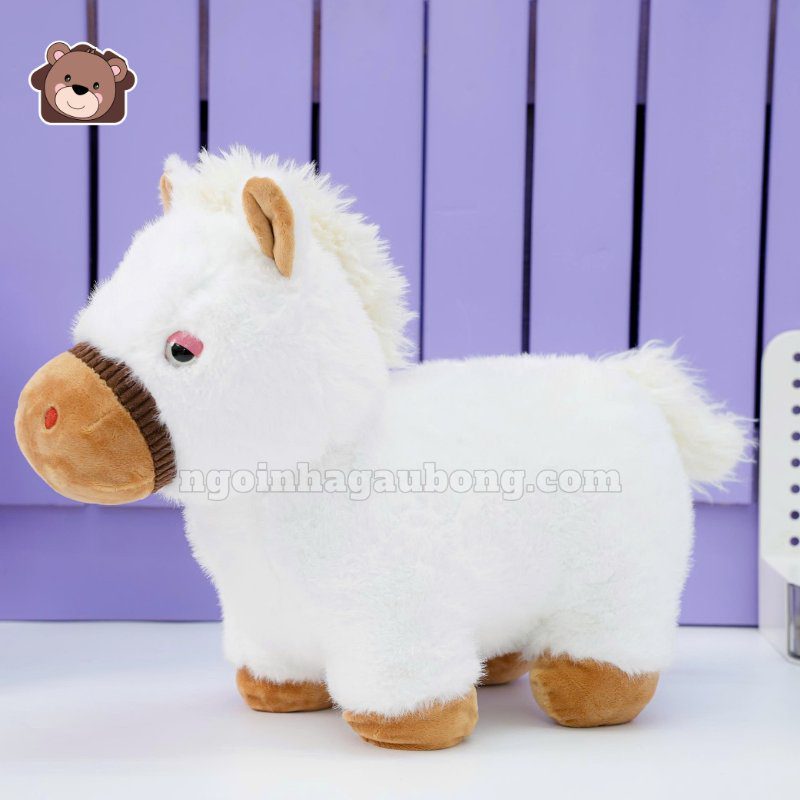 Gấu Bông Ngựa Baby Lông Thỏ
