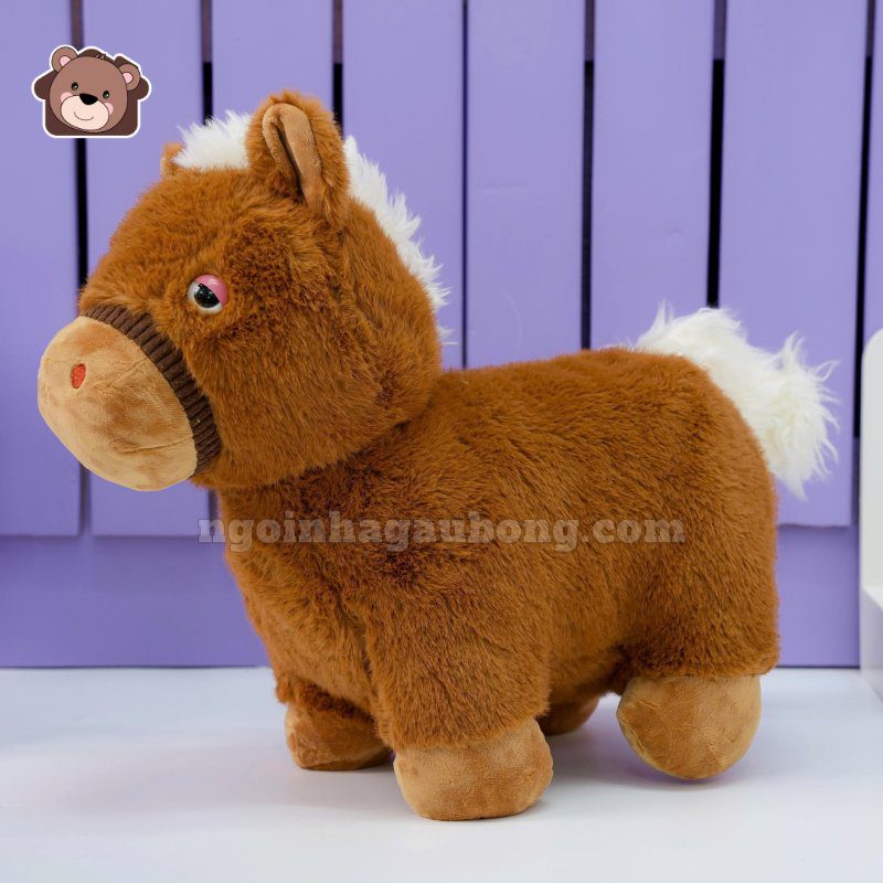 Gấu Bông Ngựa Baby Lông Thỏ