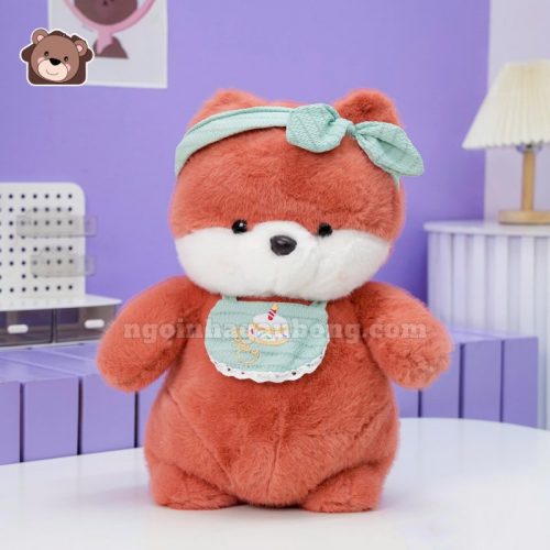Bộ Thú Yếm Happy Đeo Băng Đô