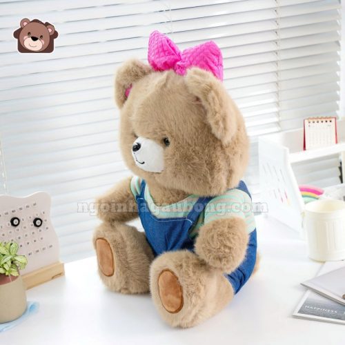 Gấu Mặc Yếm Đội Nơ