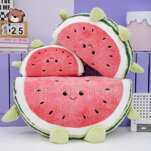 Gấu Bông Miếng Dưa Hấu Vui Vẻ