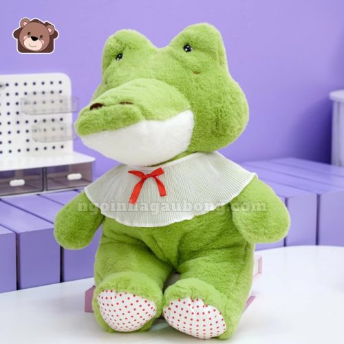 Thú Yếm Bèo Trắng Xếp Ly