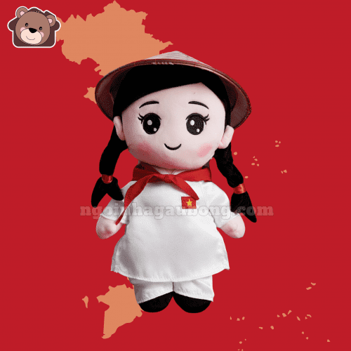 Set Gấu Bông Cô Gái Việt Nam