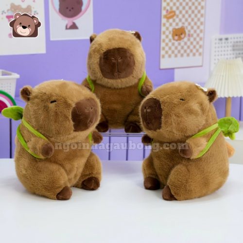 Gấu Bông Capybara Ôm Quả Dừa
