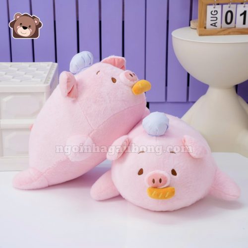 Heo Nằm Rút Bánh Mì