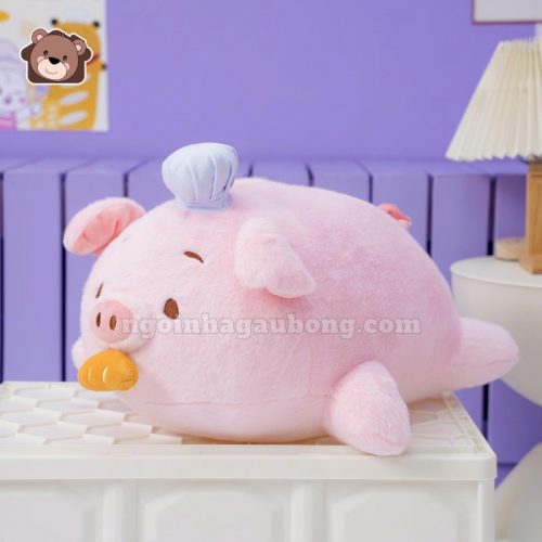 Heo Nằm Rút Bánh Mì