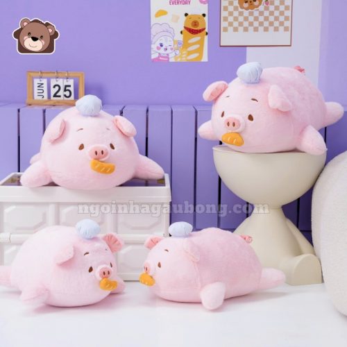 Heo Nằm Rút Bánh Mì