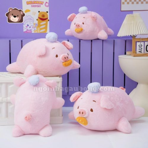 Heo Nằm Rút Bánh Mì