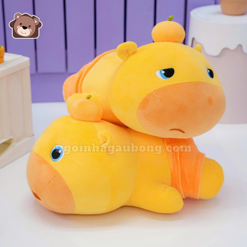 Gấu Bông Capy Lulu Nằm Biểu Cảm