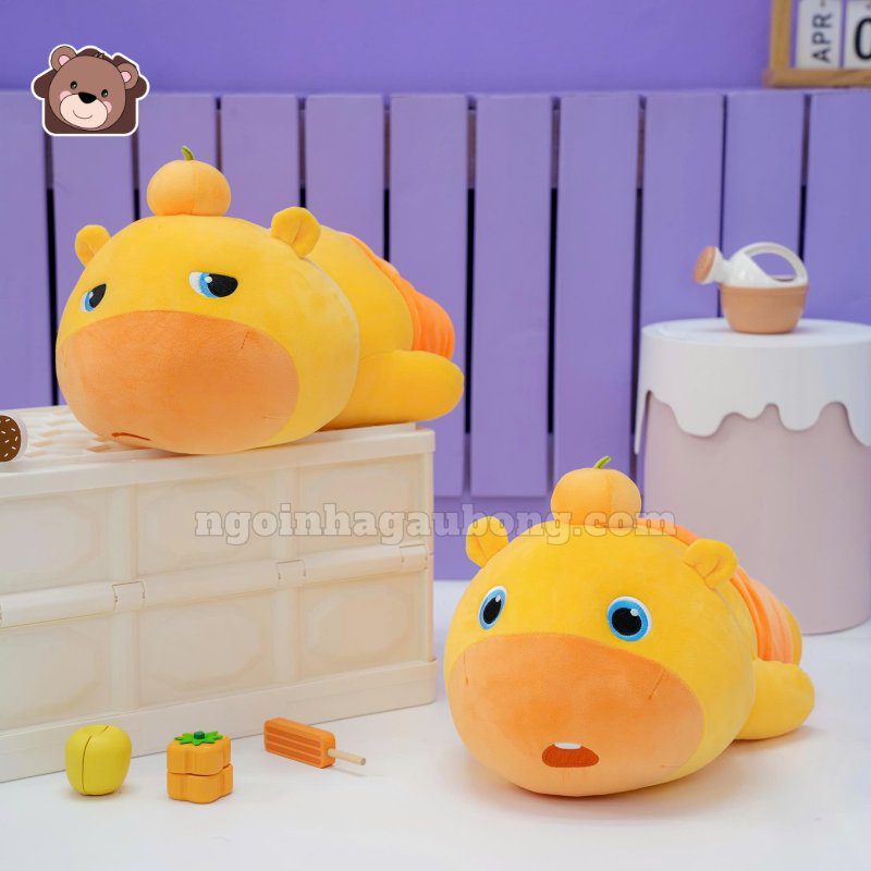 Gấu Bông Capy Lulu Nằm Biểu Cảm