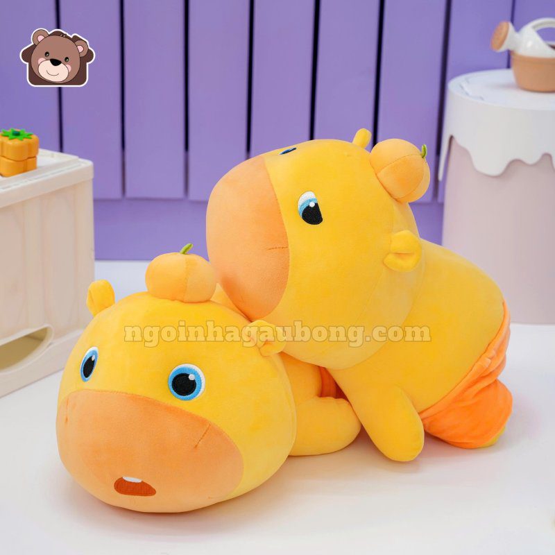 Gấu Bông Capy Lulu Nằm Biểu Cảm