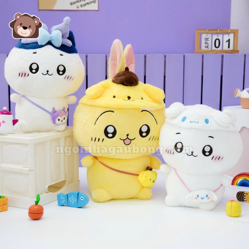 Gấu Bông Chiikawa Đeo Túi Cosplay