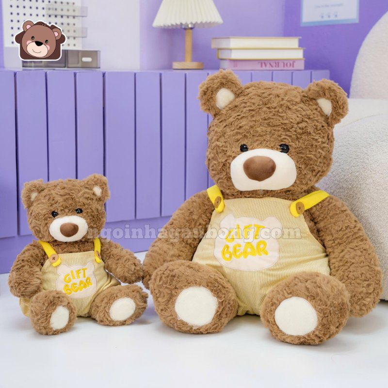 Teddy Mặc Yếm Gift Bear
