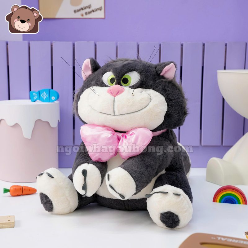 Mèo Lucifer Đeo Nơ Hồng