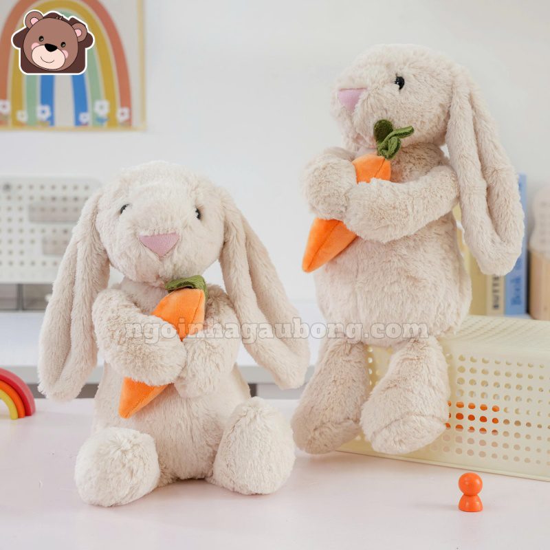 Thỏ Bông Ôm Cà Rốt