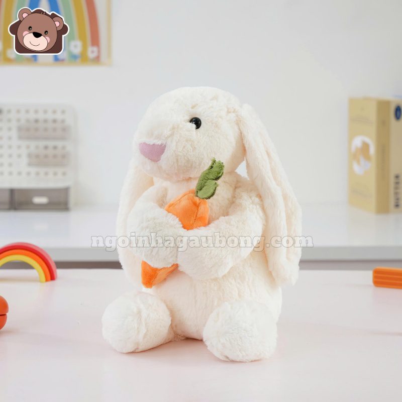 Thỏ Bông Ôm Cà Rốt