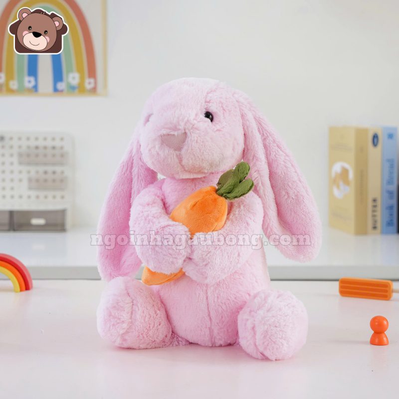 Thỏ Bông Ôm Cà Rốt