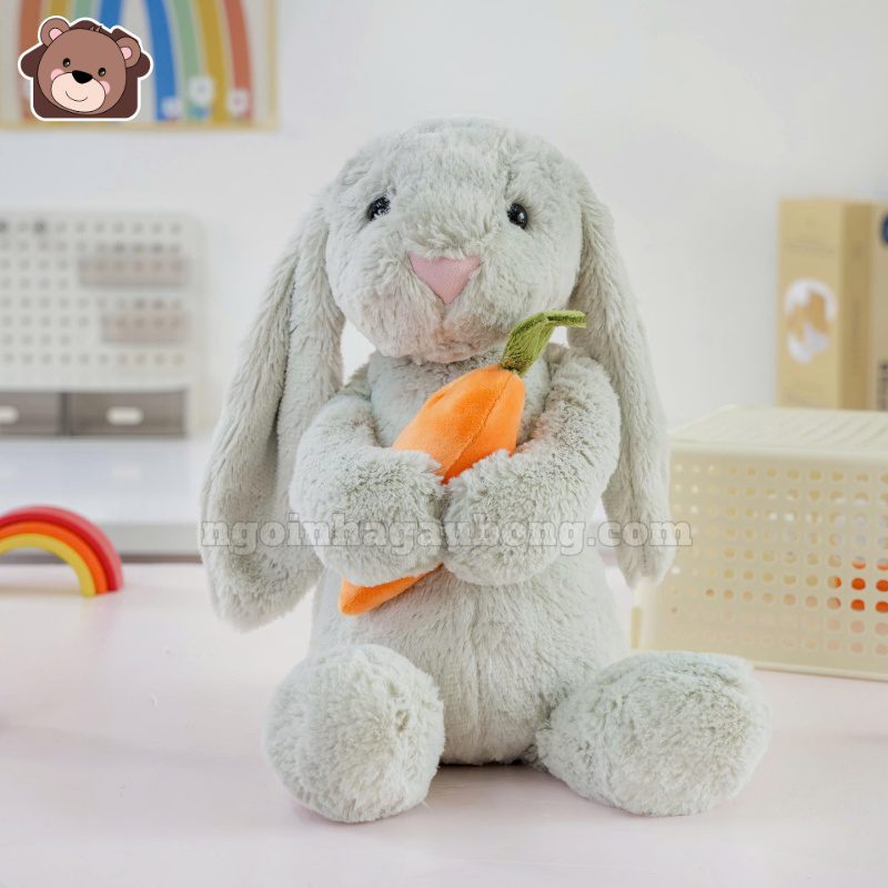 Thỏ Bông Ôm Cà Rốt