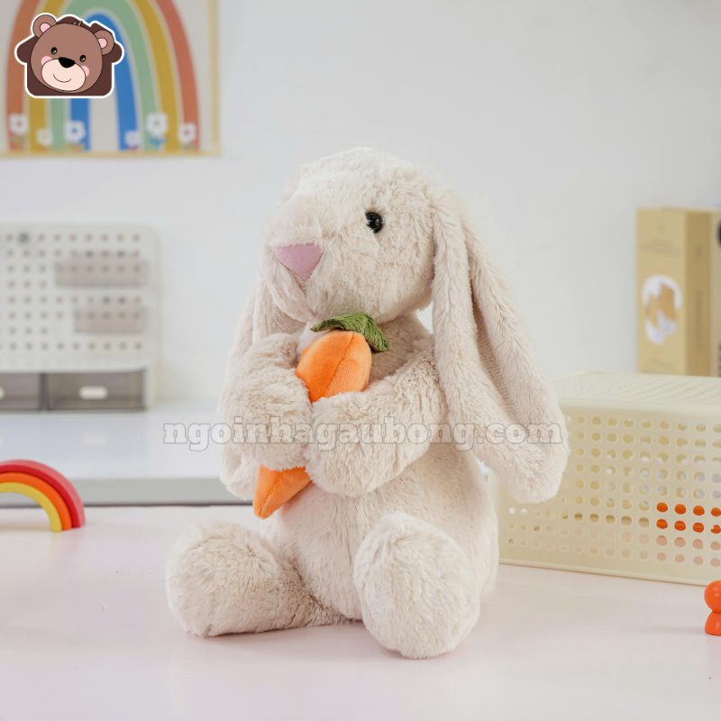 Thỏ Bông Ôm Cà Rốt