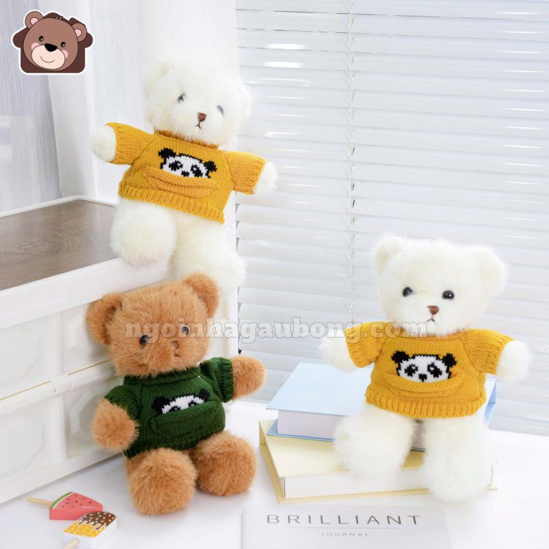 Gấu Bông Mặc Áo Len