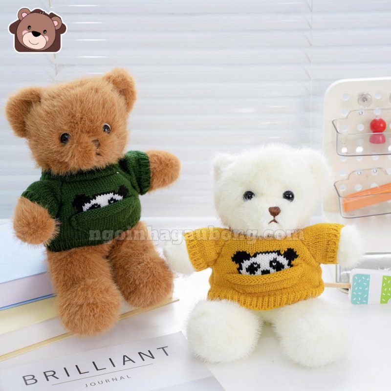 Gấu Bông Mặc Áo Len