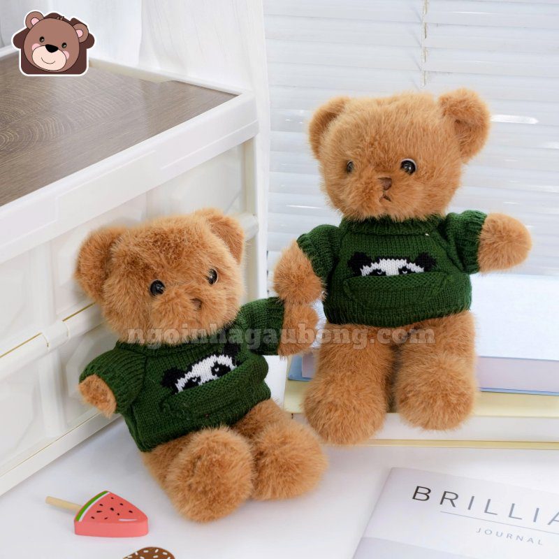 Gấu Bông Mặc Áo Len