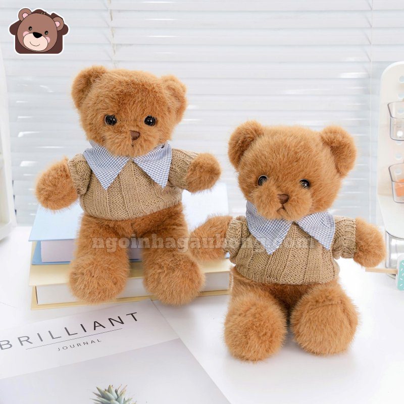 Gấu Bông Mặc Áo Len