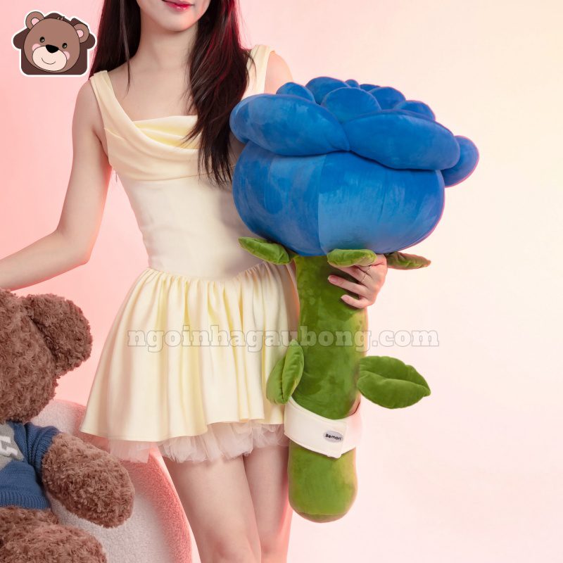 Bông Hoa Hồng Xanh Khổng Lồ