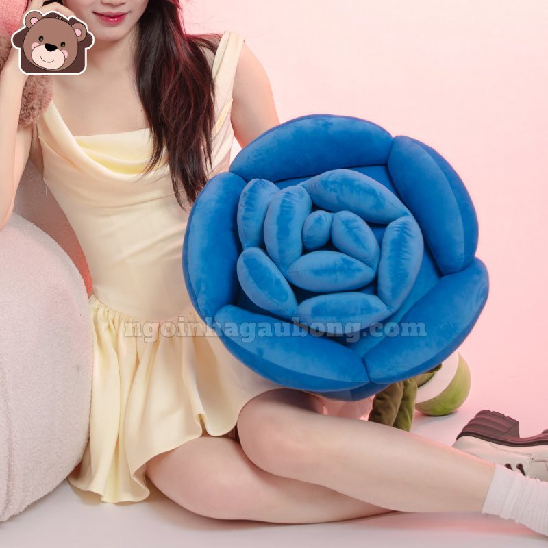 Bông Hoa Hồng Xanh Khổng Lồ