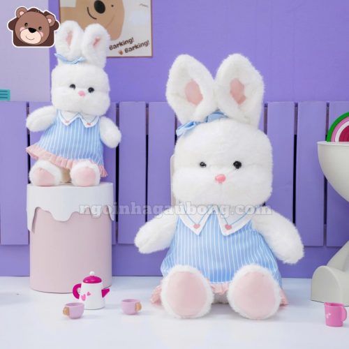 Thỏ Váy Kẻ Xếp Ly