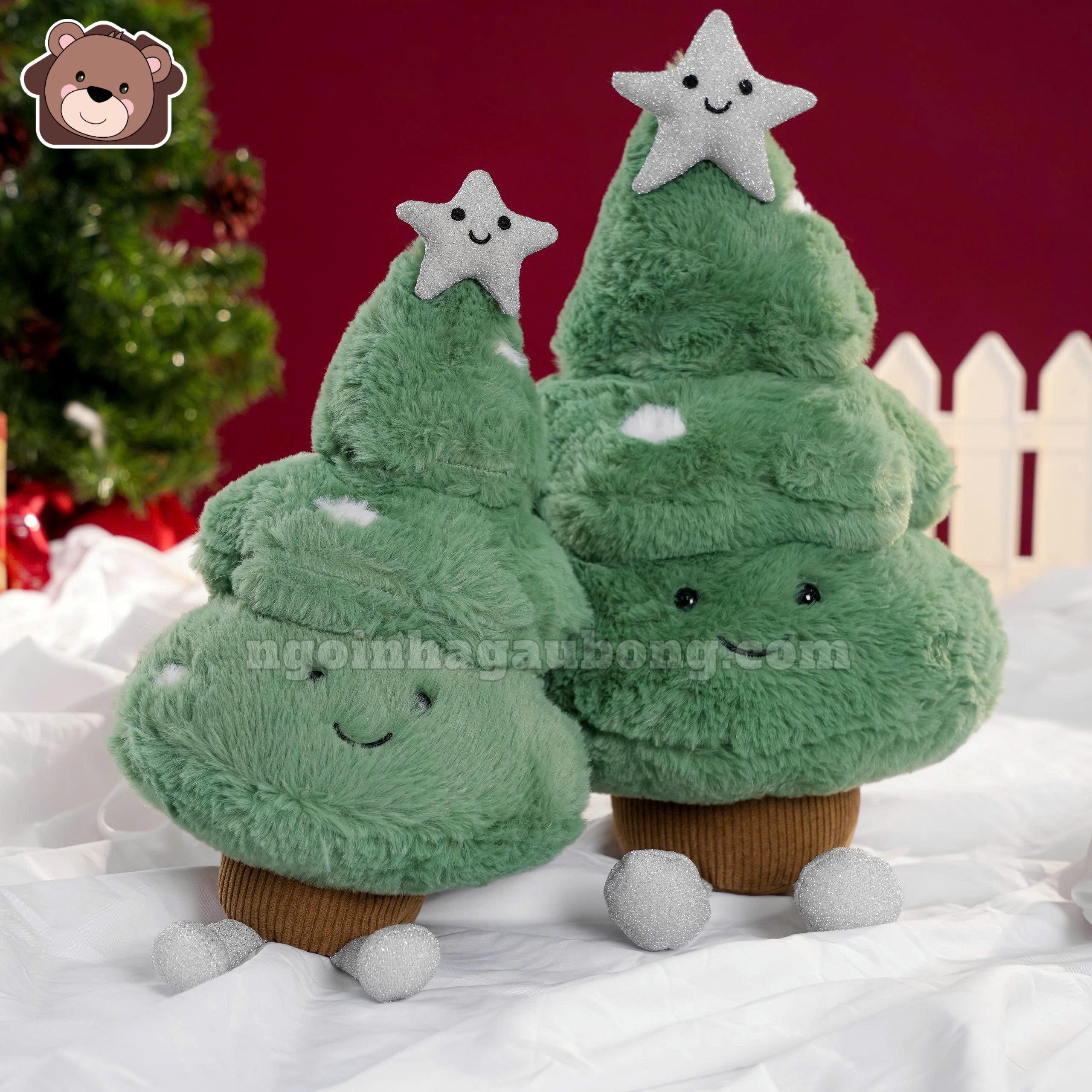 Gấu Bông Cây Thông Noel Mặt Cười