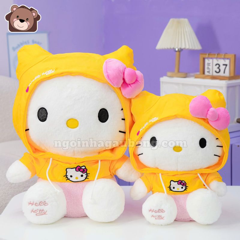 Gấu Bông Hello Kitty Áo Nỉ