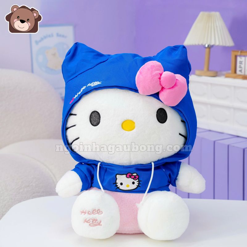 Gấu Bông Hello Kitty Áo Nỉ