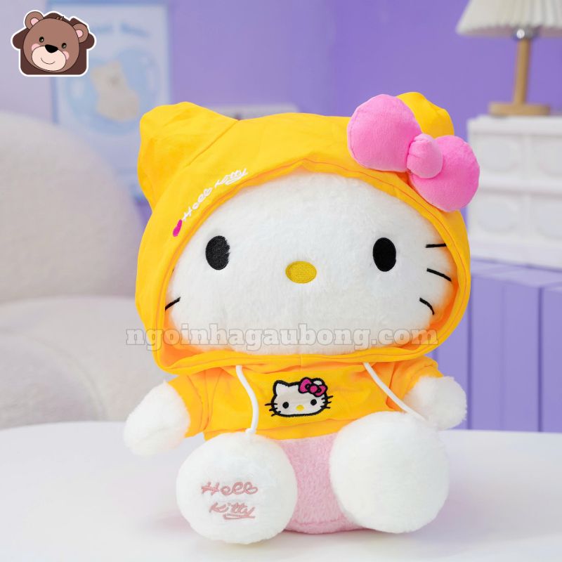 Gấu Bông Hello Kitty Áo Nỉ